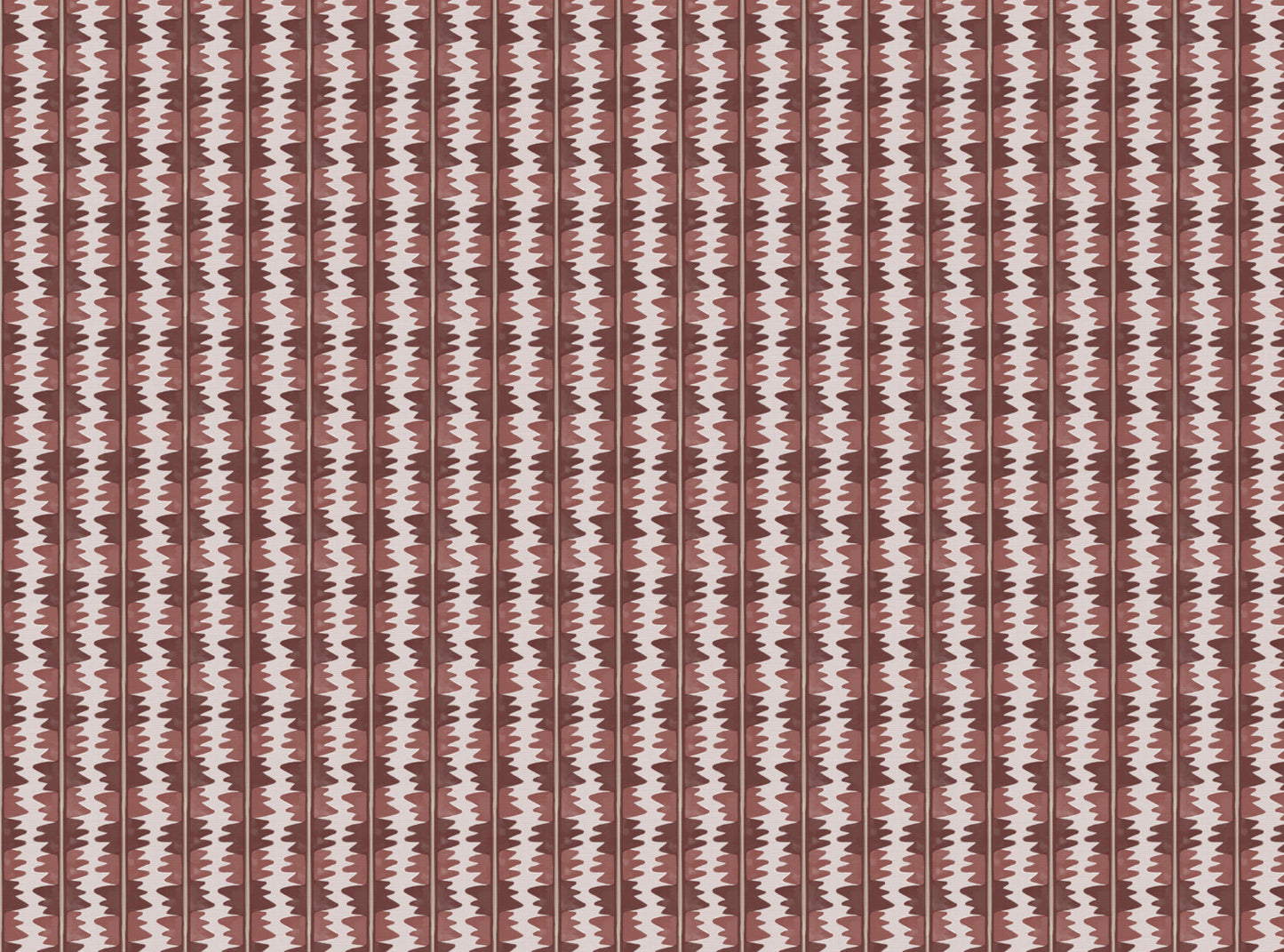 Jigzag linen union fabric in Pink