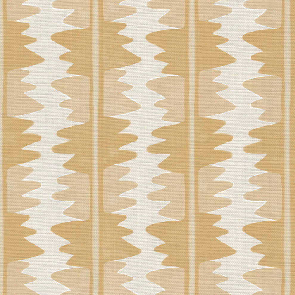Jigzag linen union fabric in Yellow – Ashleigh Mercia