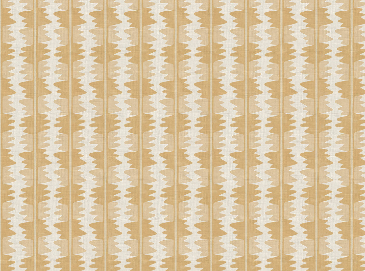 Jigzag linen union fabric in Yellow