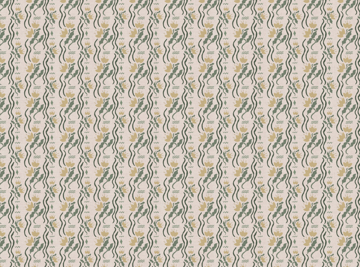 Meadow Jive Fabric in Yellow