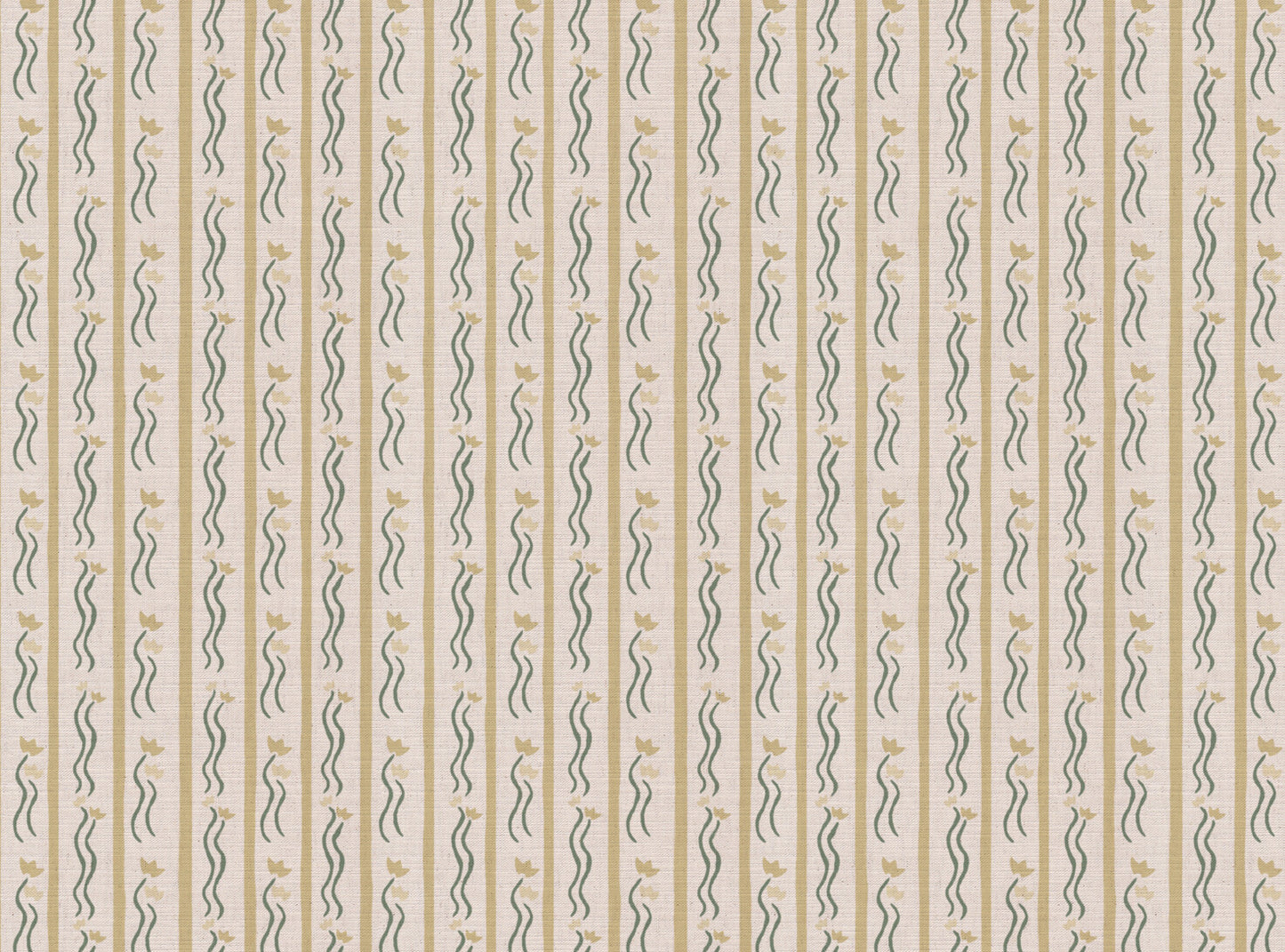 Jive Stripe Fabric in Yellow