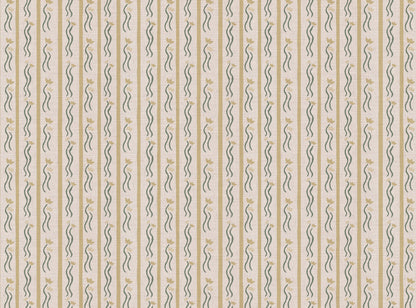 Jive Stripe Fabric in Yellow