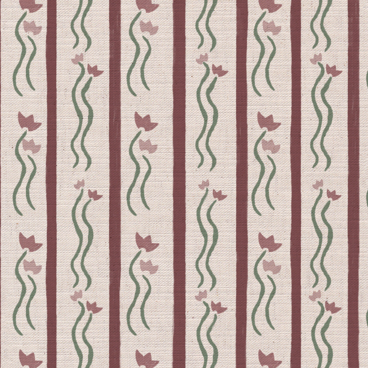 Jive Stripe Fabric in Pink