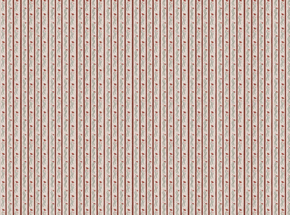 Jive Stripe Fabric in Red