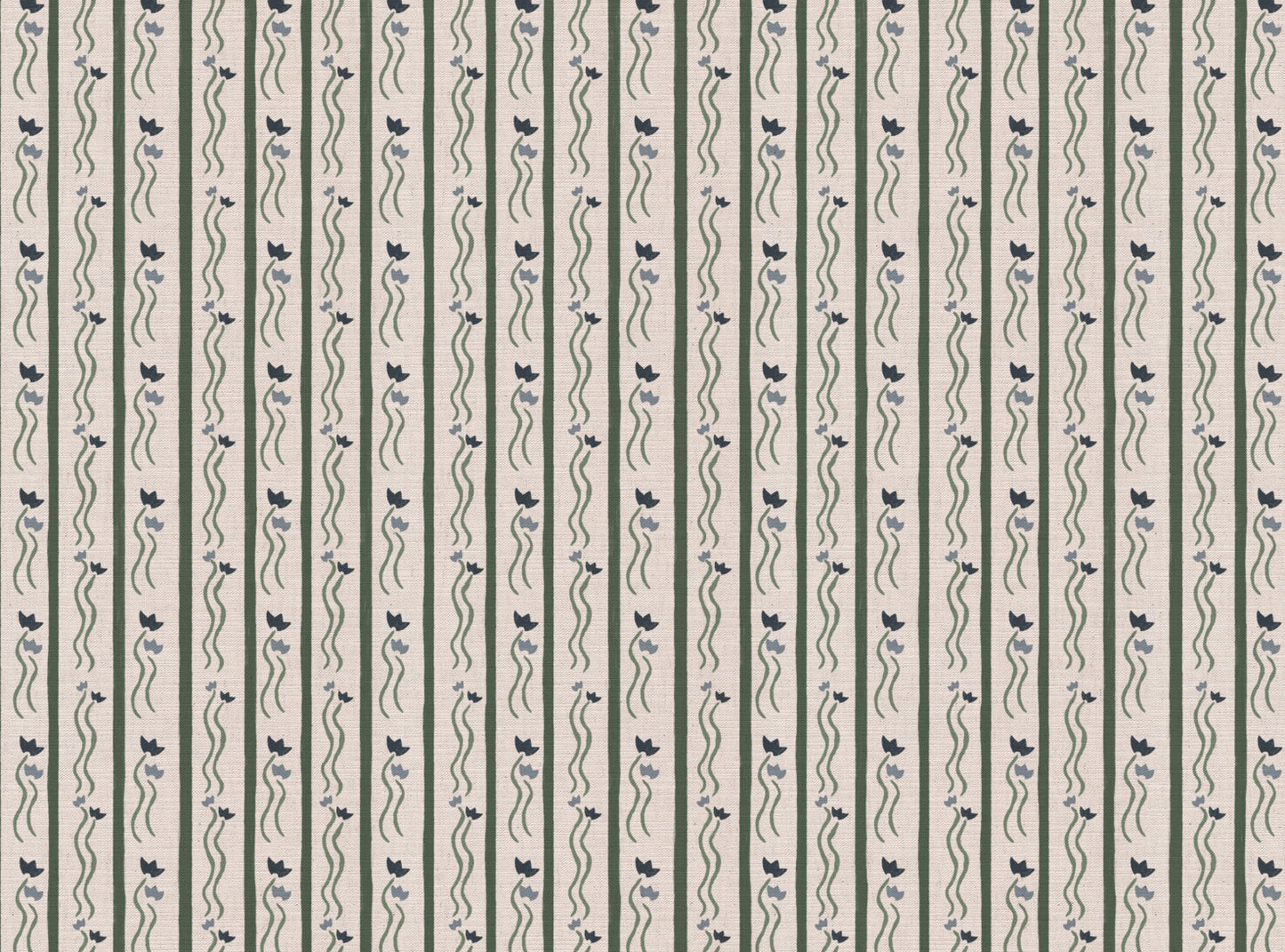 Jive Stripe Fabric in Blue