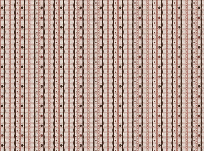 Rodeo check printed cotton, linen union fabric in Cocoa