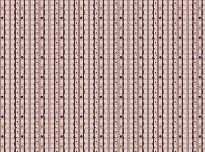 Rodeo check printed cotton, linen union fabric in Pink