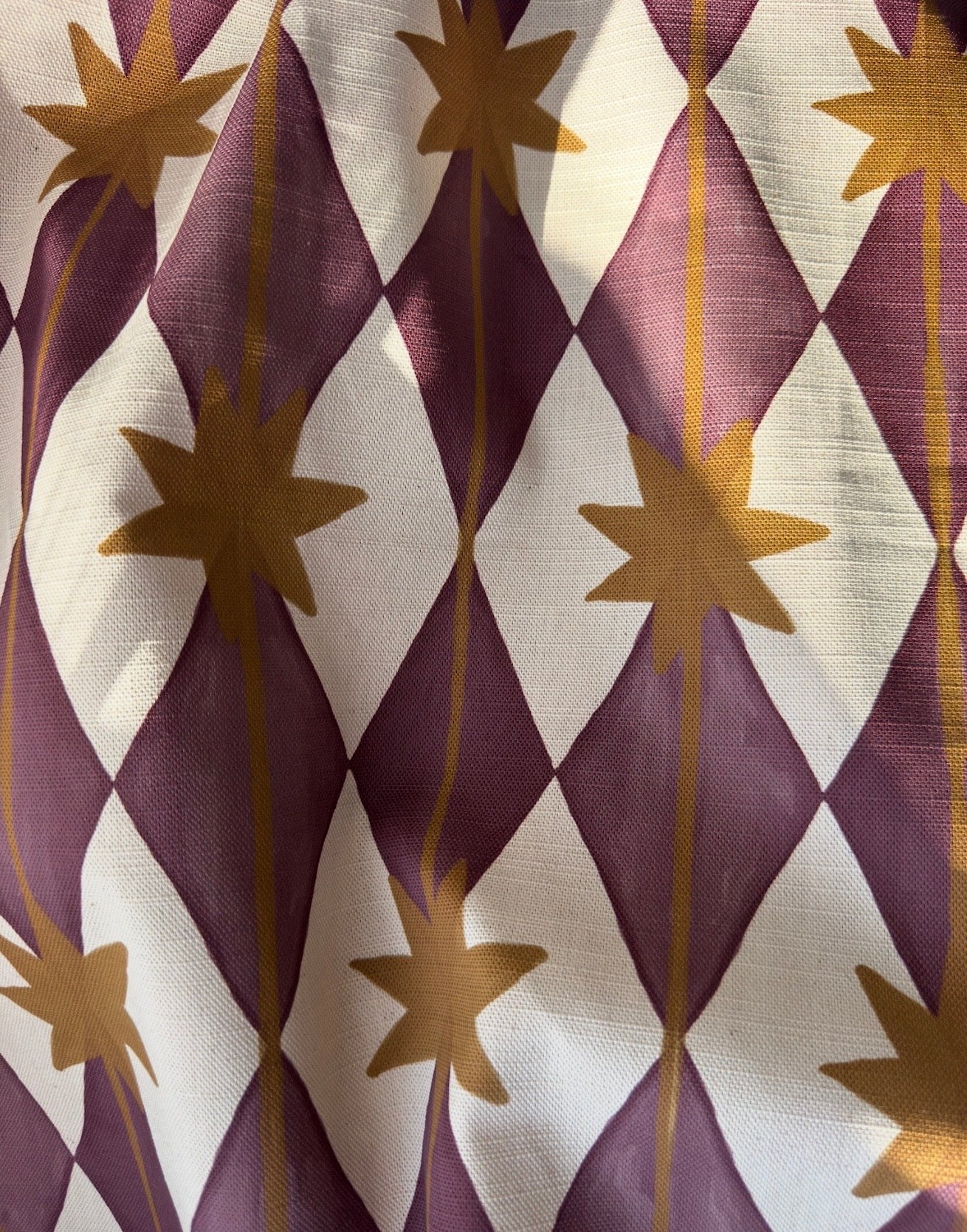 Custom gathered lampshade