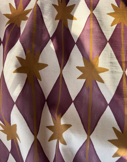 Custom gathered lampshade